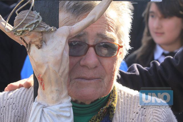 Esperanzas. María Dora confía en que su nieta está con vida en algún lugar. Foto UNO/Juan Ignacio Pereira