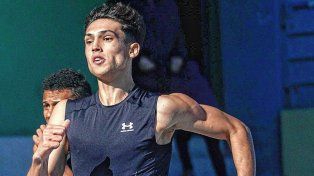 El velocista rafaelino Tomás Mondino competirá en 200 y en 4 x 100 en Brasil.