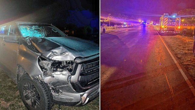 El accidente fue en el kilómetro 212 de la Ruta 11.