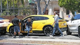 El hijo de Ben Affleck, de 10 años, chocó un Lamborghini de USD 200.000
