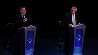 Mauricio Macri y Alberto Fernández polarizaron el debate