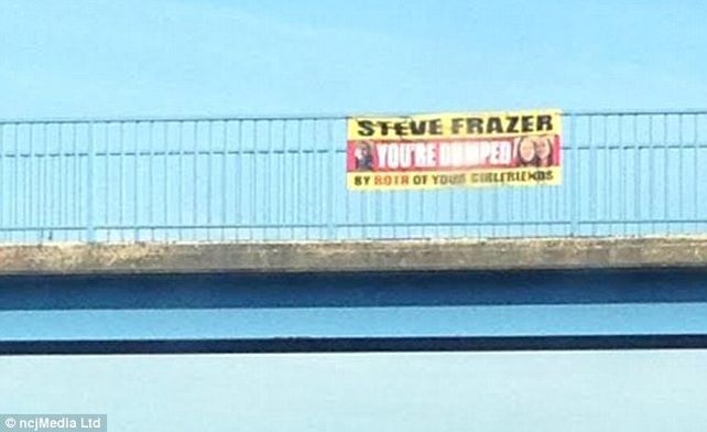 Steve Frazer se enteró por un pasacalles que ahora era soltero