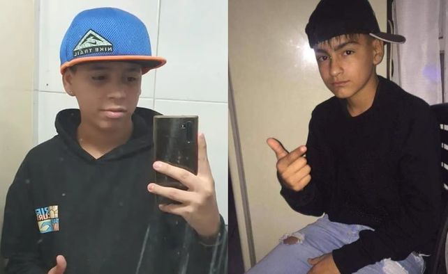Eric y Valentino eran alumnos de la Escuela Nº 240 Lola Mora. Los asesinaron con tiros que no iban dirigidos a ellos.