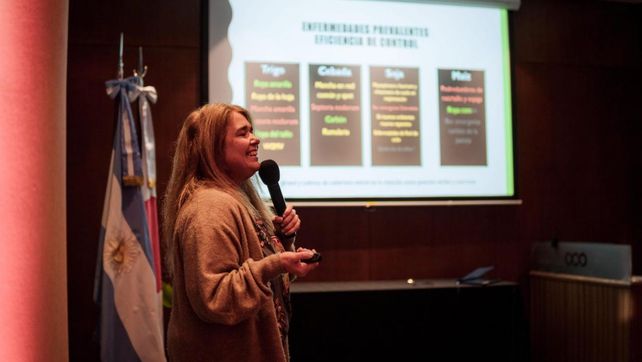 La ingeniera agrónoma y Msc en Protección Vegetal Lucrecia Couretot.