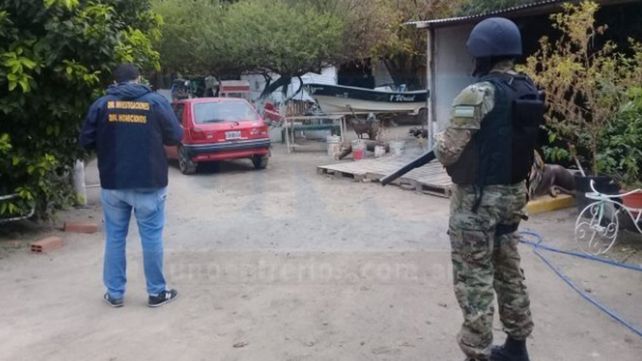 Pruebas. En el auto y en la casa de Siboldi