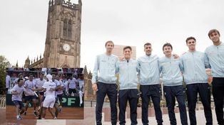 De la alegría en Rosario, en febrero, derecho a Manchester. Sigue la Copa Davis y Argentina empieza el camino al título.