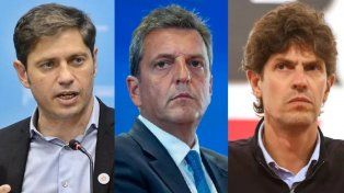 Axel Kicillof, Sergio Massa y Martín Lousteau anticiparon que participarán este martes de la marcha universitaria y el gobierno festeja.&nbsp;