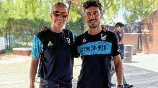 Ana Gallay junto a Guiliano Mezzagno.