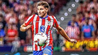 Julián Álvarez recibió sus primeras críticas en Atlético Madrid