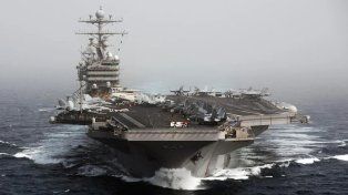 Trump podría ordenar que el portaaviones USS Abraham Lincoln viaje hacia el Caribe.&nbsp; &nbsp;