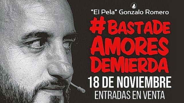 Gonzalo Pela Romero presenta Basta de amores de mierda