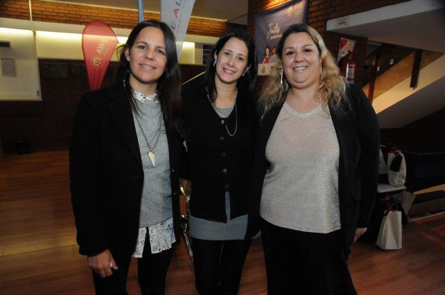 Amaru Lamas, Noelia Ferreyra y Daniela Davidov