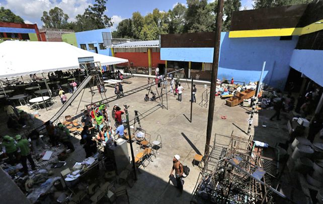 Penoso. Las autoridades retiraron unas 20 toneladas de basura de las instalaciones en que vivían los chicos internados.