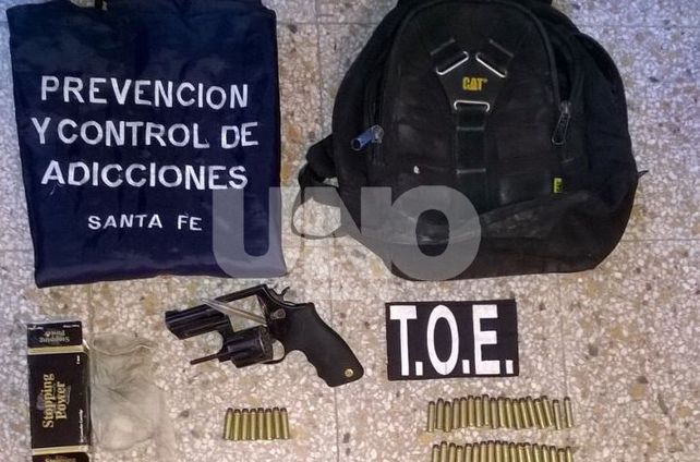 Armado. Cuando detuvieron a Puchinga
