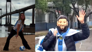 Virginia Gallardo se disfrazó de Messi, bailó con chicos y volvió a despertar críticas