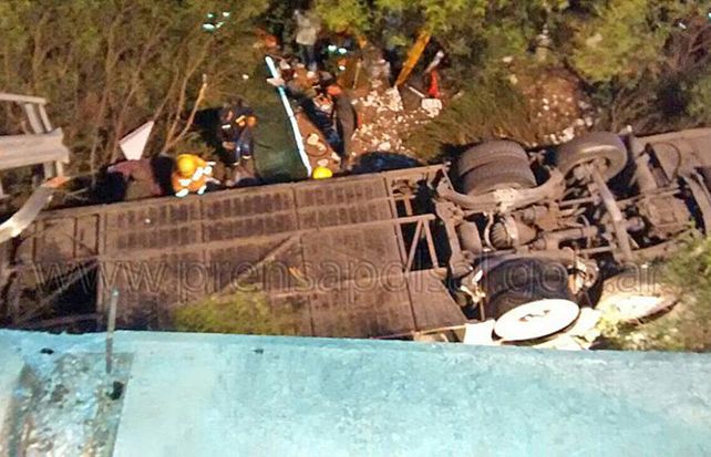 El accidente se produjo en la ruta 34