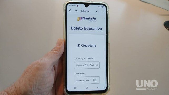 El trámite del Boleto Educativo Gratuito se puede hacer por la app Mi Santa Fe