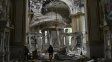 La Catedral de la Transfiguración de Odesa tras los bombardeos.
