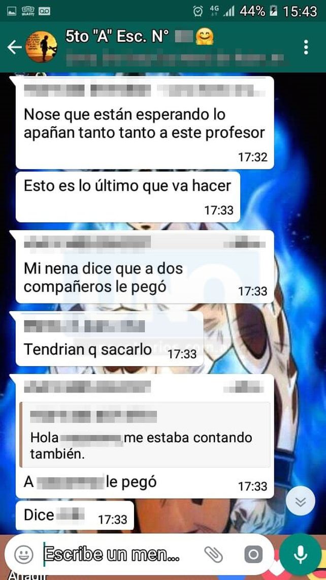 Golpeador. Los niños admitieron que el docente los agredía.