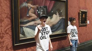 Video: ecologistas atacaron a martillazos la Venus del Espejo de Velázquez