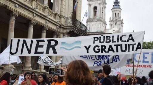 Habrá marchas en Entre Ríos en defensa de la Ley de Financiamiento Universitario