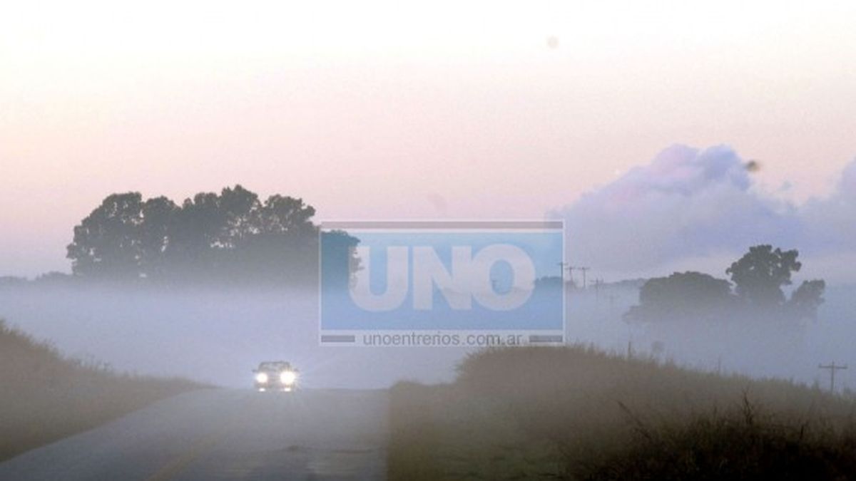 Alertan sobre la presencia de niebla en las rutas nacionales 12 y 14