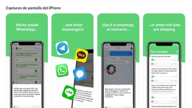 No más audios: una app transcribe los mensajes de voz a texto