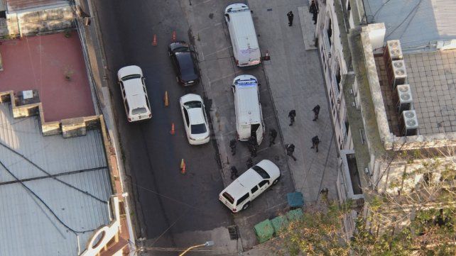 Operativo especial en los tribunales santafesinos por el traslado del Pollo Bassi&nbsp;