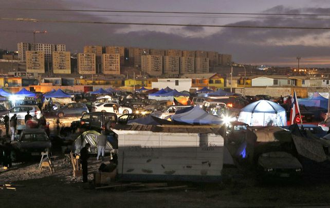 Castigada. Residentes de Alto Hospicio se trasladaron a descampados.