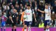 La desazón de los jugadores del Tottenham. La desazón de los jugadores del Tottenham.