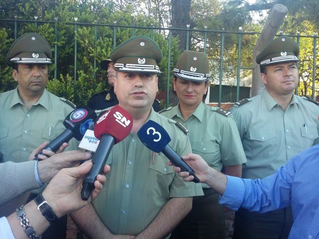 Los Carabineros chileno recorrieron esta tarde el Fonavi de Grandoli y Gutiérerez