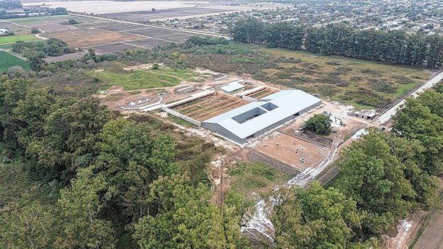 Avanza la obra en el Centro de Tiro Deportivo en el ex Liceo de Recreo.