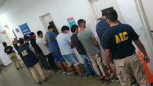 &nbsp;Detenidos durante los allnamientos