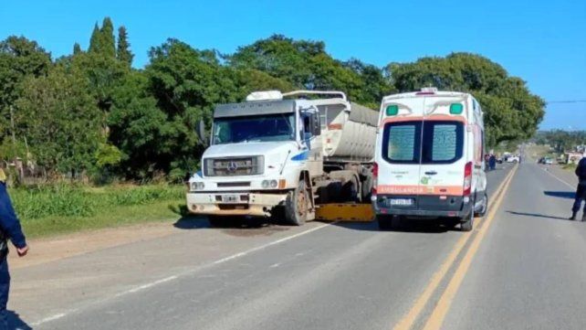 Un motociclista murió este martes en un choque con un camión. Ocurrió este martes en la Ruta 12