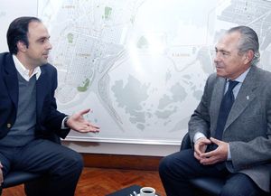 El intendente de la ciudad recibió al presidente de la UCR, Mario Barletta