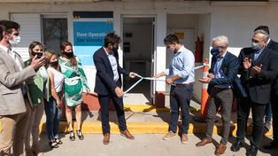Provincia y Nación inauguraron una base operativa de control de tránsito en la Ruta Nacional 34 a la altura de la localidad de San Vicente