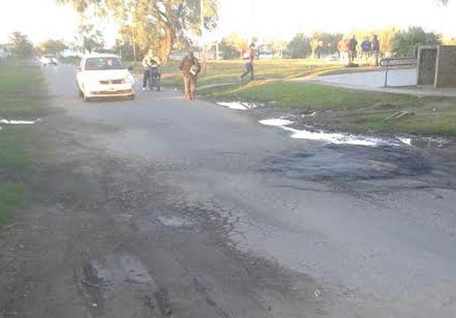 Queremos nuevo pavimento