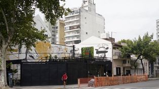 Frente al bar Rmpan Todo se está construyendo el ensanche de vereda.