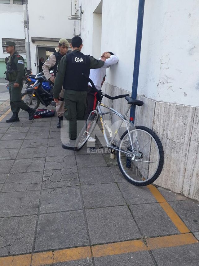 Lo sorprendieron cuando intentaba robarse una bicicleta