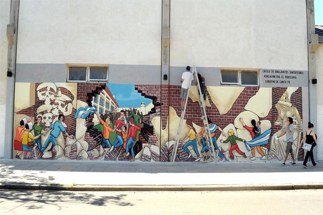 Se inaugura el mural “Sueños compartidos”