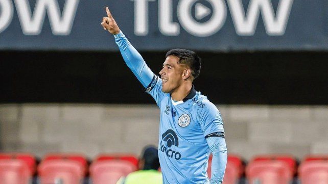 Uvita Fernández marcó el único tanto en la victoria de Belgrano en La Plata.