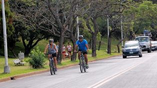 El Parque Urquiza es el lugar elegido para pedalear por Paraná