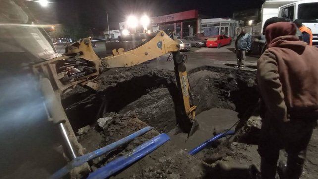 La Municipalidad de Paraná finalizó intervención en un acueducto de 400 milímetros
