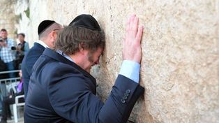 El presidente Javier Milei en una de sus visitas a Israel.&nbsp;