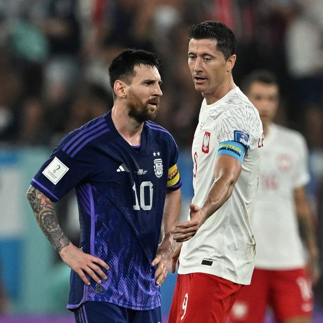 Messi y Lewandowski, de la tensión a la cordialidad