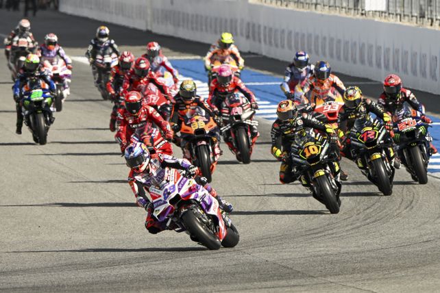 Jorge Martin dominó con su Ducati este sábado el pelotón de MotoGP en Tailandia.