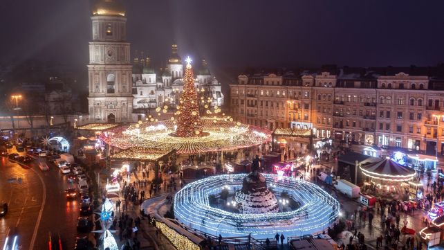 La Navidad en todo su esplendor en Bulgaria.