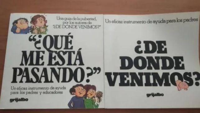 Debate en redes sobre los libros retro De dónde venimos y Qué me está pasando