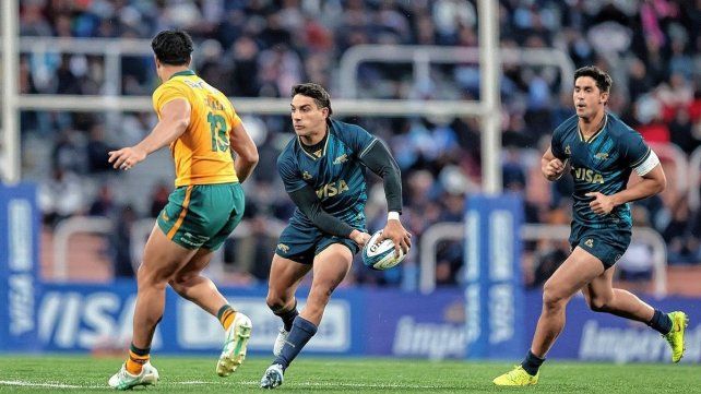 Los Pumas empataron frente a Australia en el estadio Malvinas Argentinas.