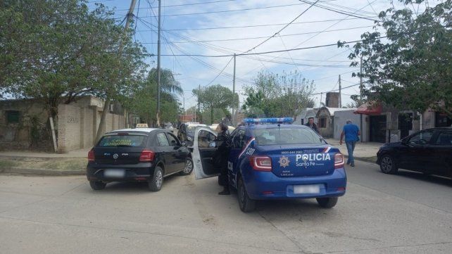 Junto a su hija de siete años